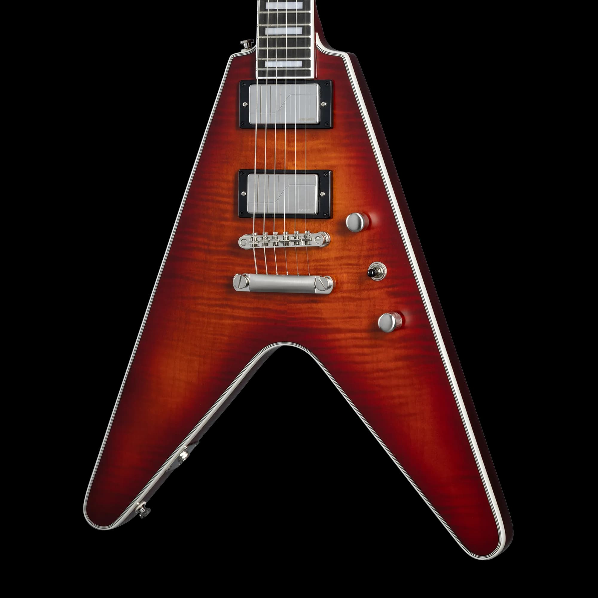 Epiphone Flying V Prophecy, Aged Bengal Tiger Burst