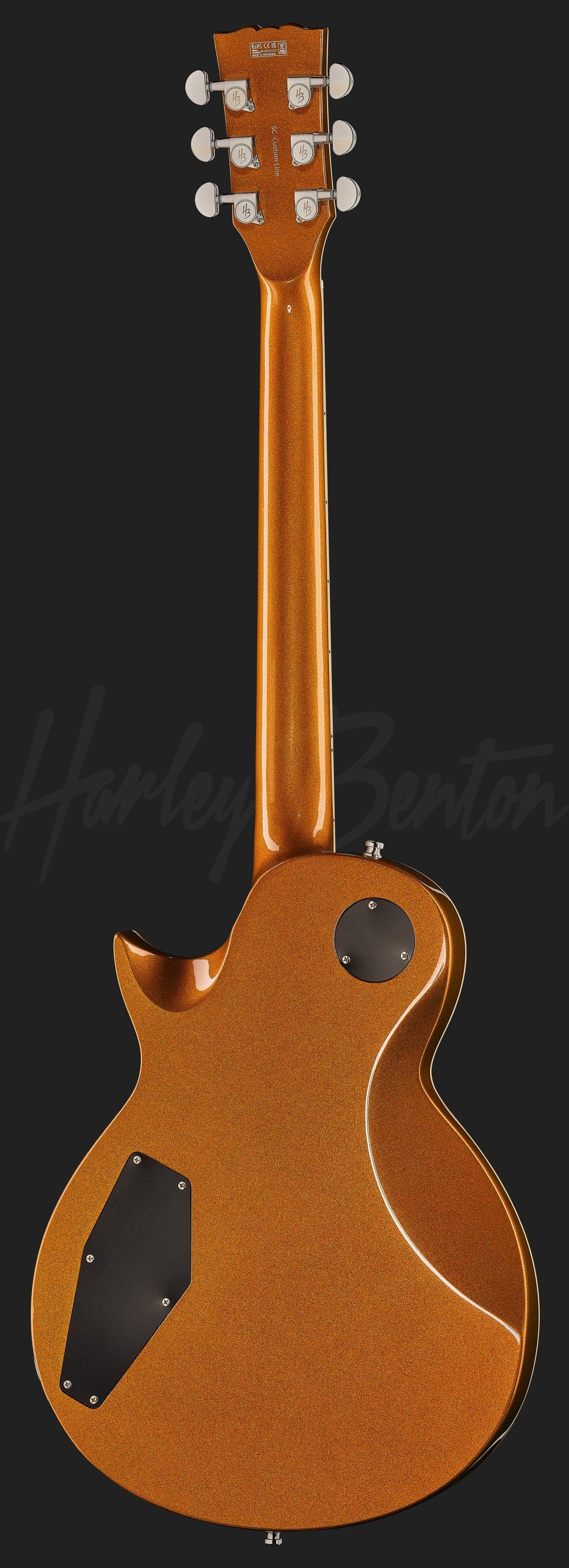 Harley Benton SC-Custom III Gold Top — photo 3