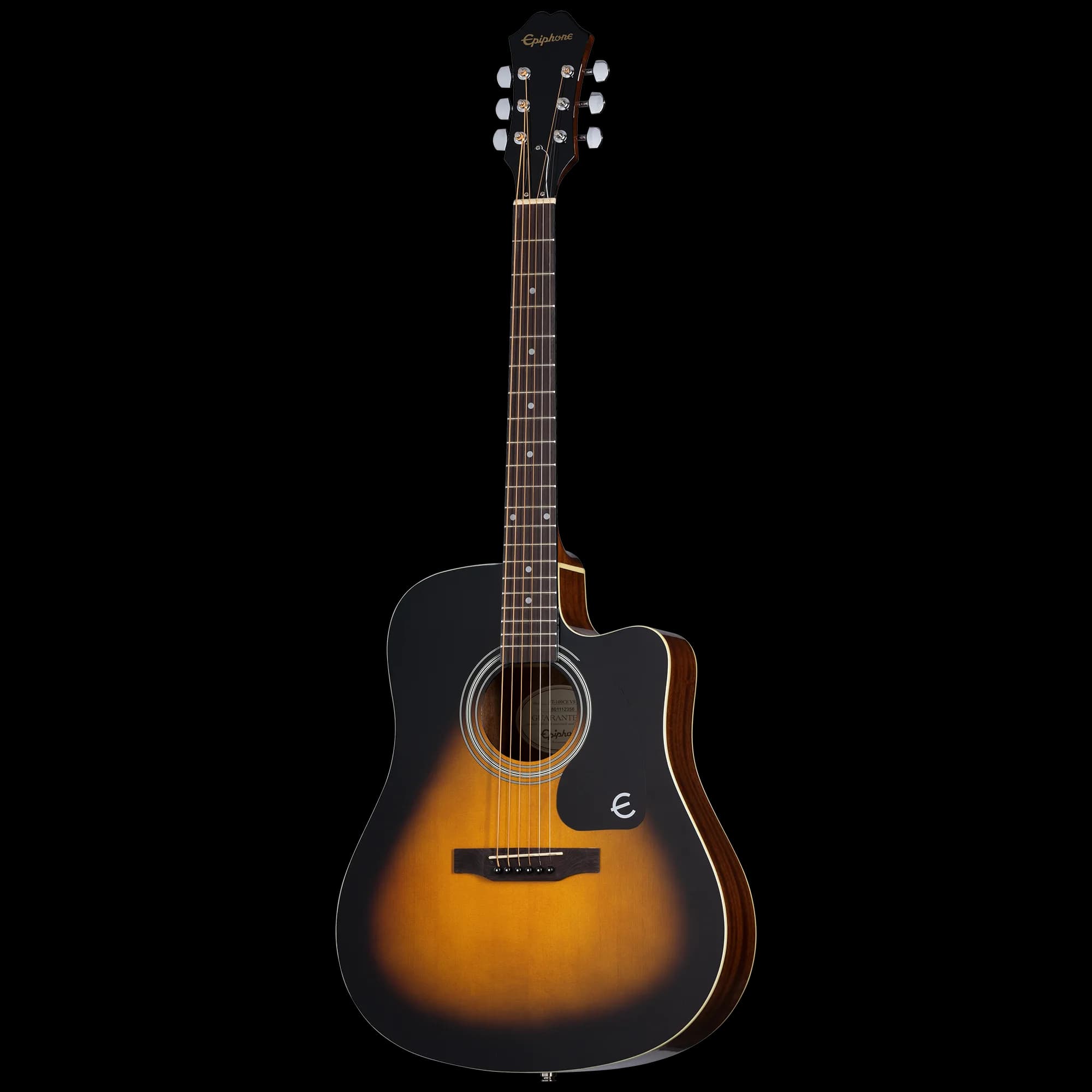 Epiphone FT-100CE, Vintage Sunburst — photo 3