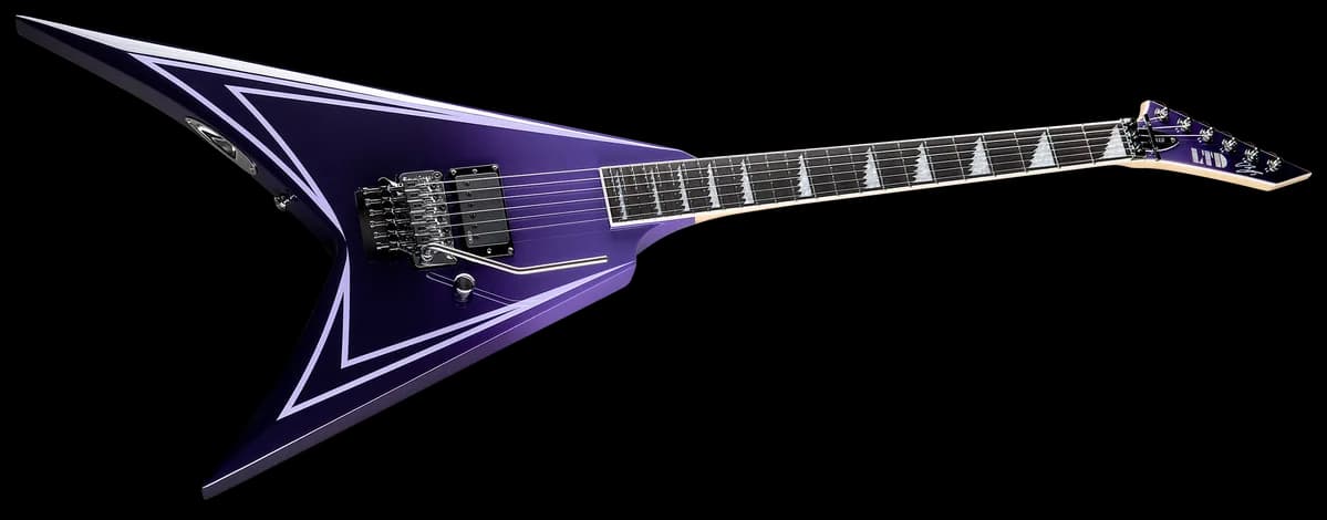 ESP LTD Alexi Hexed Purple Fade w/ Pinstripes — photo 3