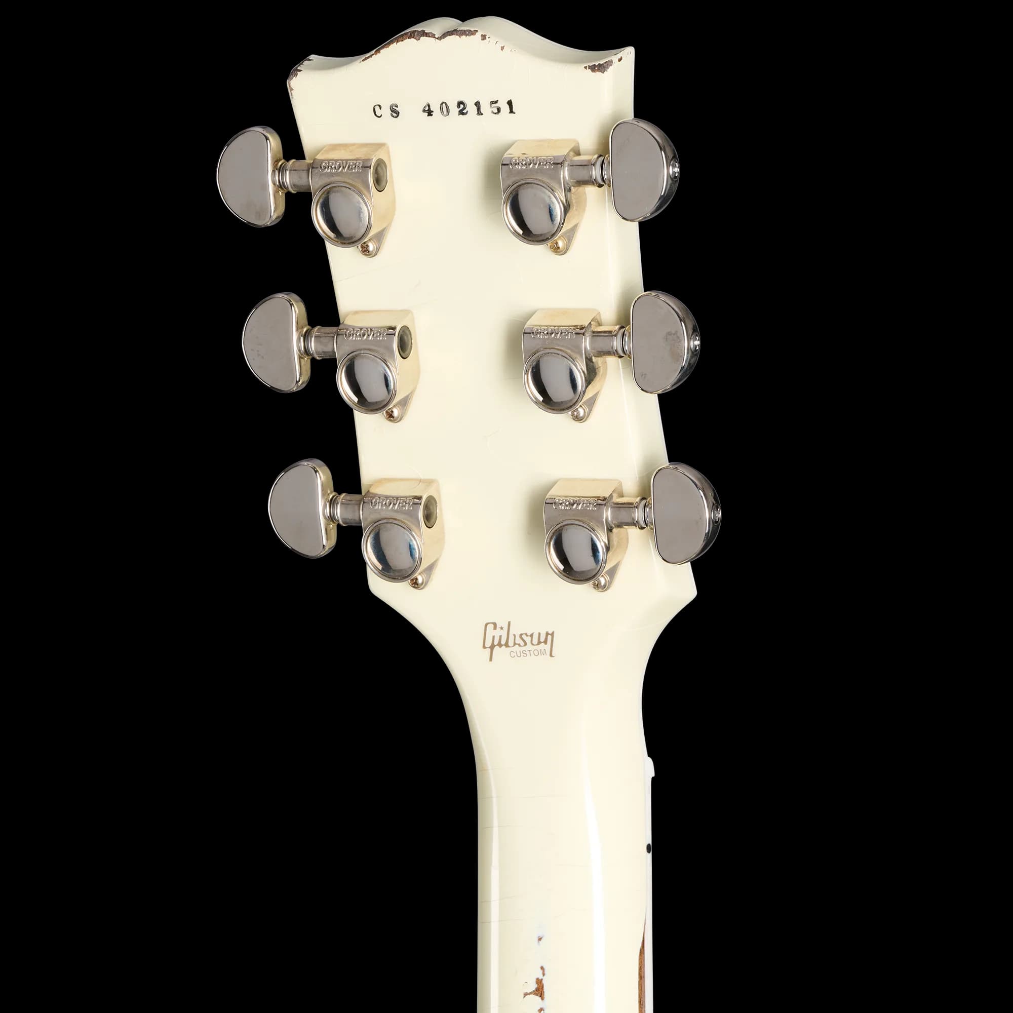 Gibson Les Paul Custom, Heavy Aged, Classic White — photo 6