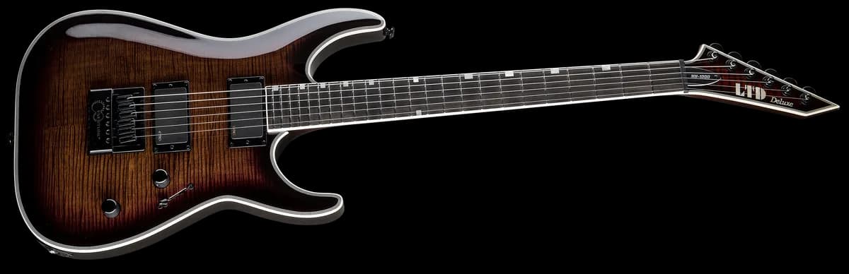 ESP MH-1000 Evertune Dark Brown Sunburst — photo 3