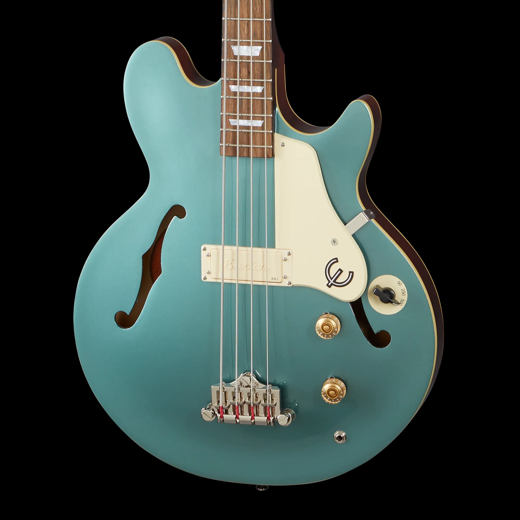 Epiphone Jack Casady Bass, Faded Pelham Blue