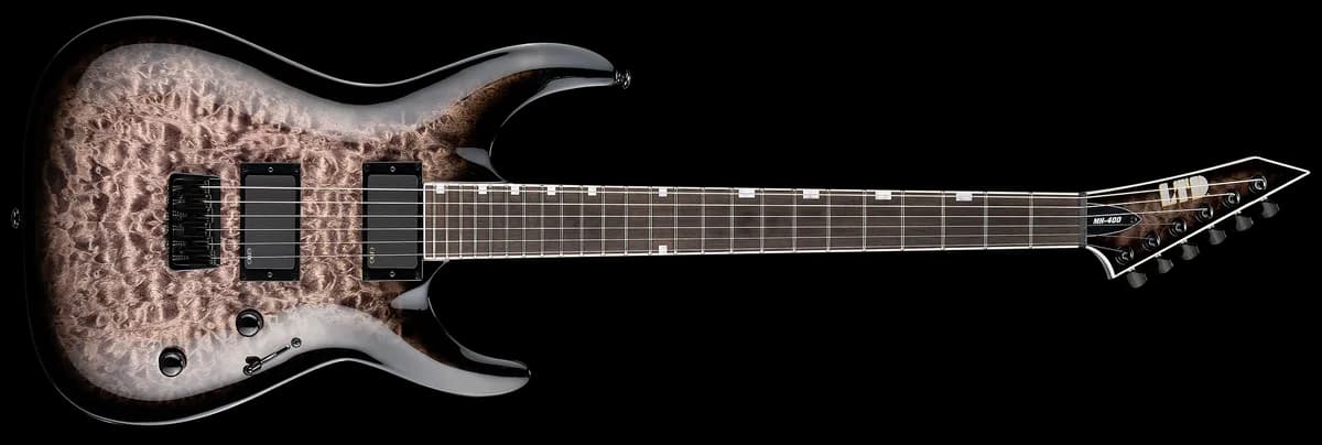 ESP MH-400HT Qm See Thru Black Sunburst