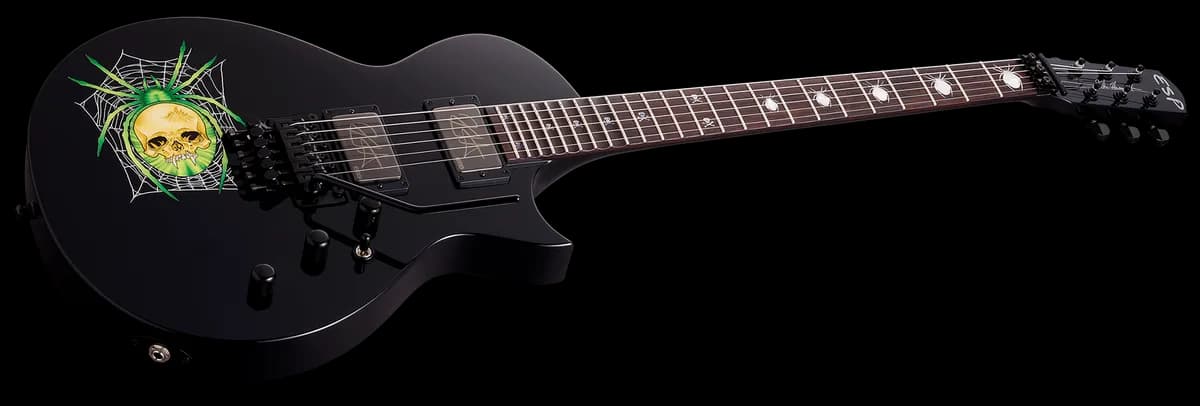 ESP 30TH Anniversary KH-3 Spider Black w/ Graphic — photo 3