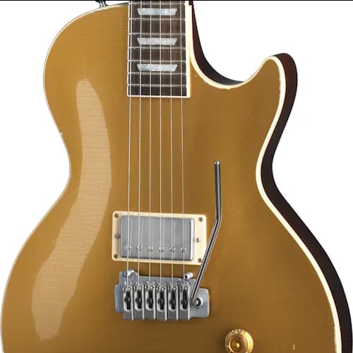 Gibson Joe Perry "Gold Rush" Les Paul Axcess, Aged Antique Gold (Aged Brown/Pink Reissue 5-Latch Case Included) — photo 4