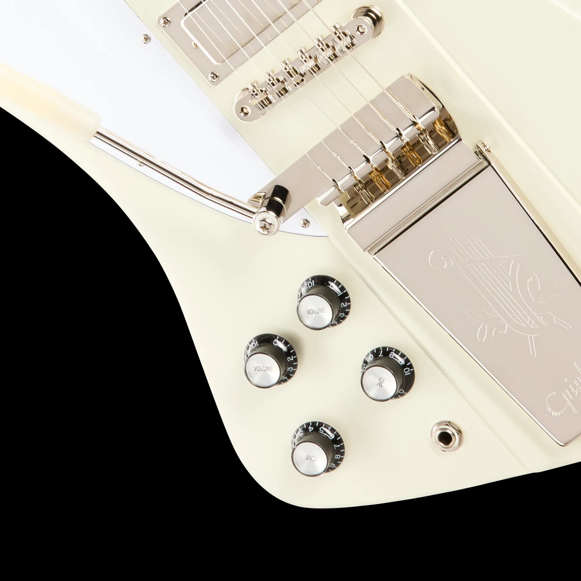 Epiphone IGC 1963 Firebird V Reissue with Maestro Vibrola, Left-Handed, Polaris White — photo 8
