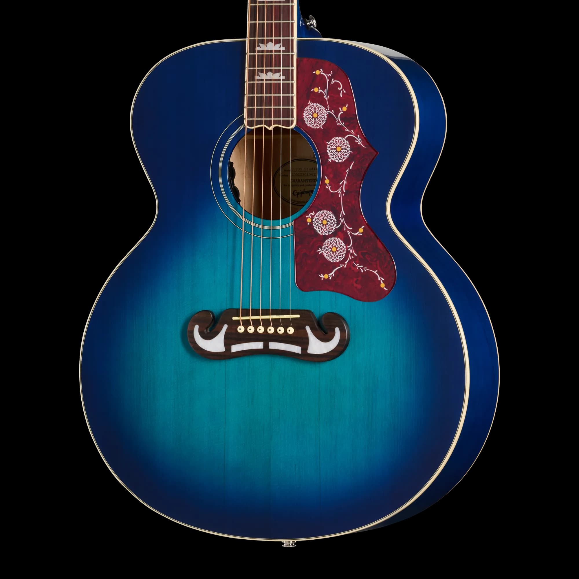 Epiphone J-200 Studio, Blueberry Burst, Exclusive