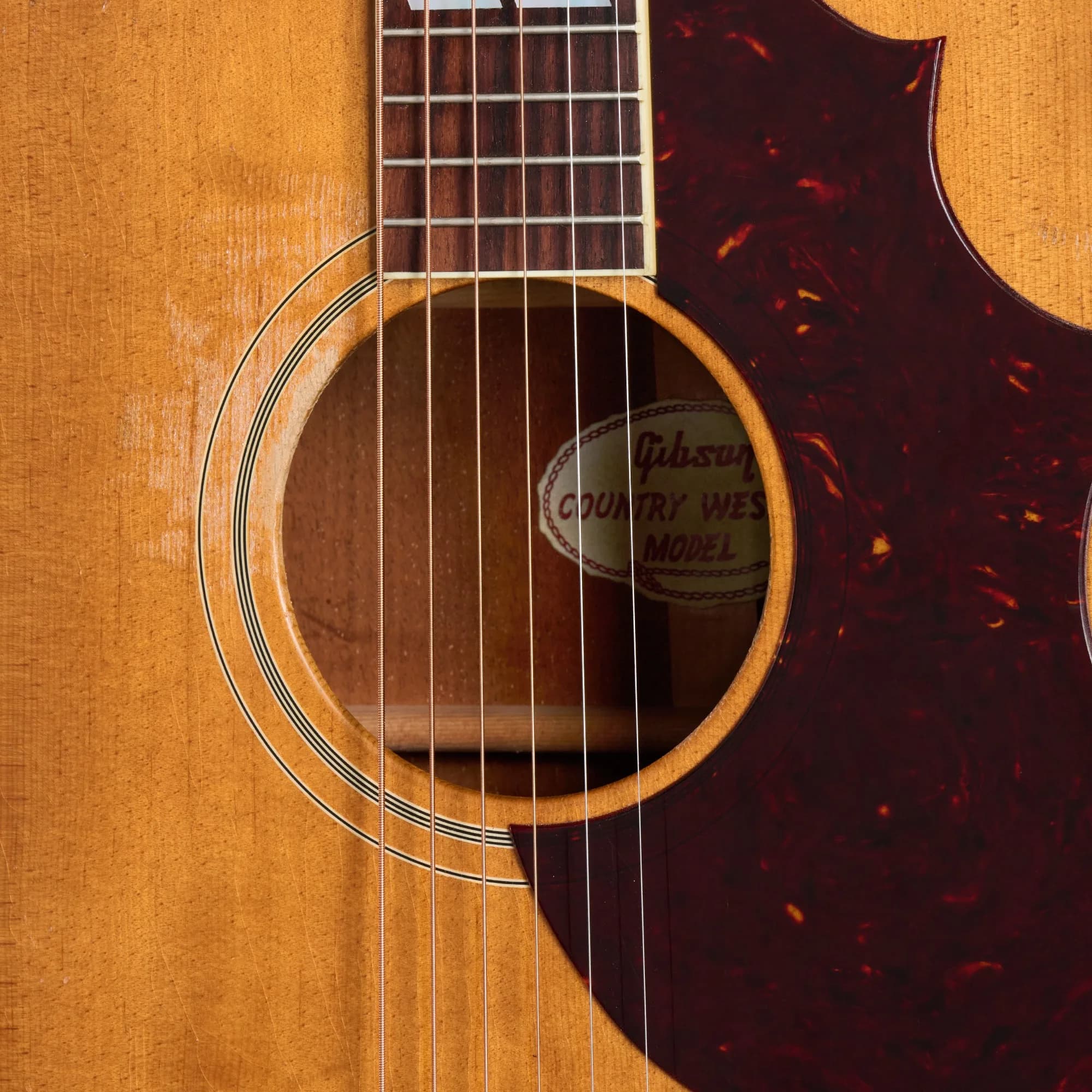 Gibson 1963 Country Western Reissue, Heavy Aged, Smoked Natural — photo 5