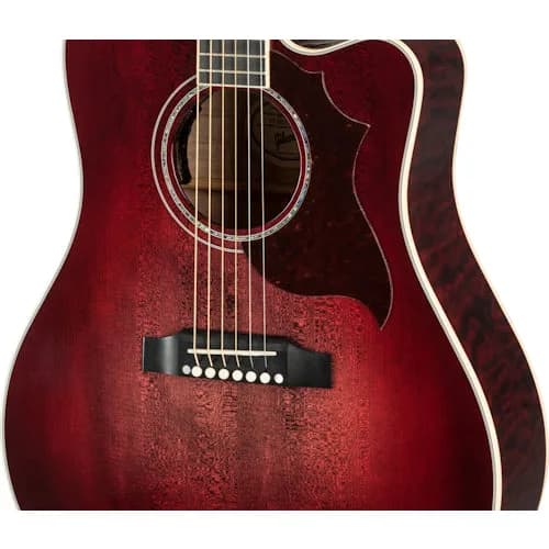 Gibson Songwriter Chroma - Quilt Maple, Black Cherry — photo 4