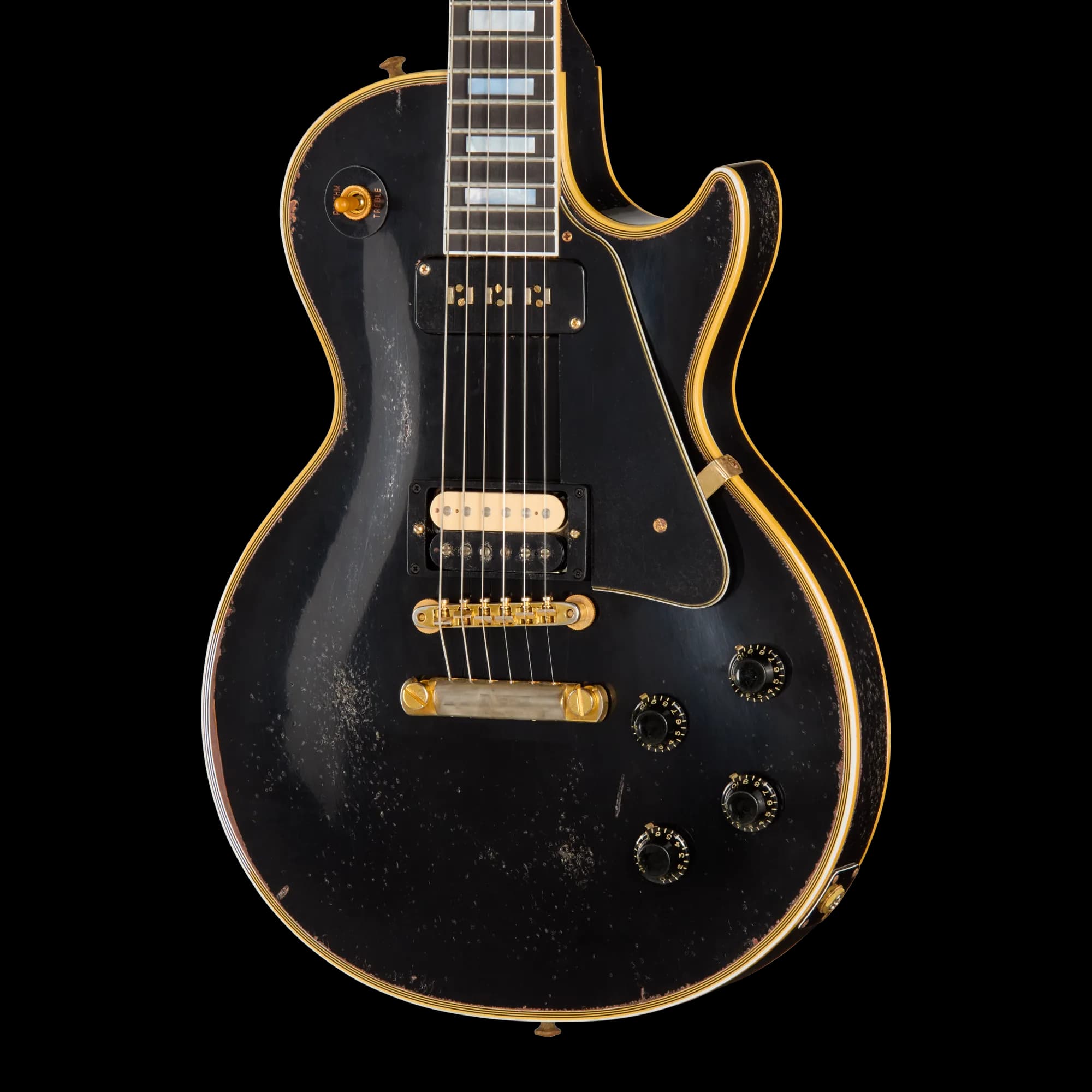 Gibson LE 1954 Les Paul Custom Reissue with Humbucker, Heavy Aged, Ebony