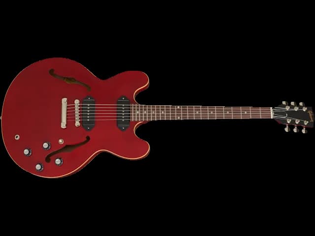 Gibson ES-335 DOT P-90, Wine Red — photo 7