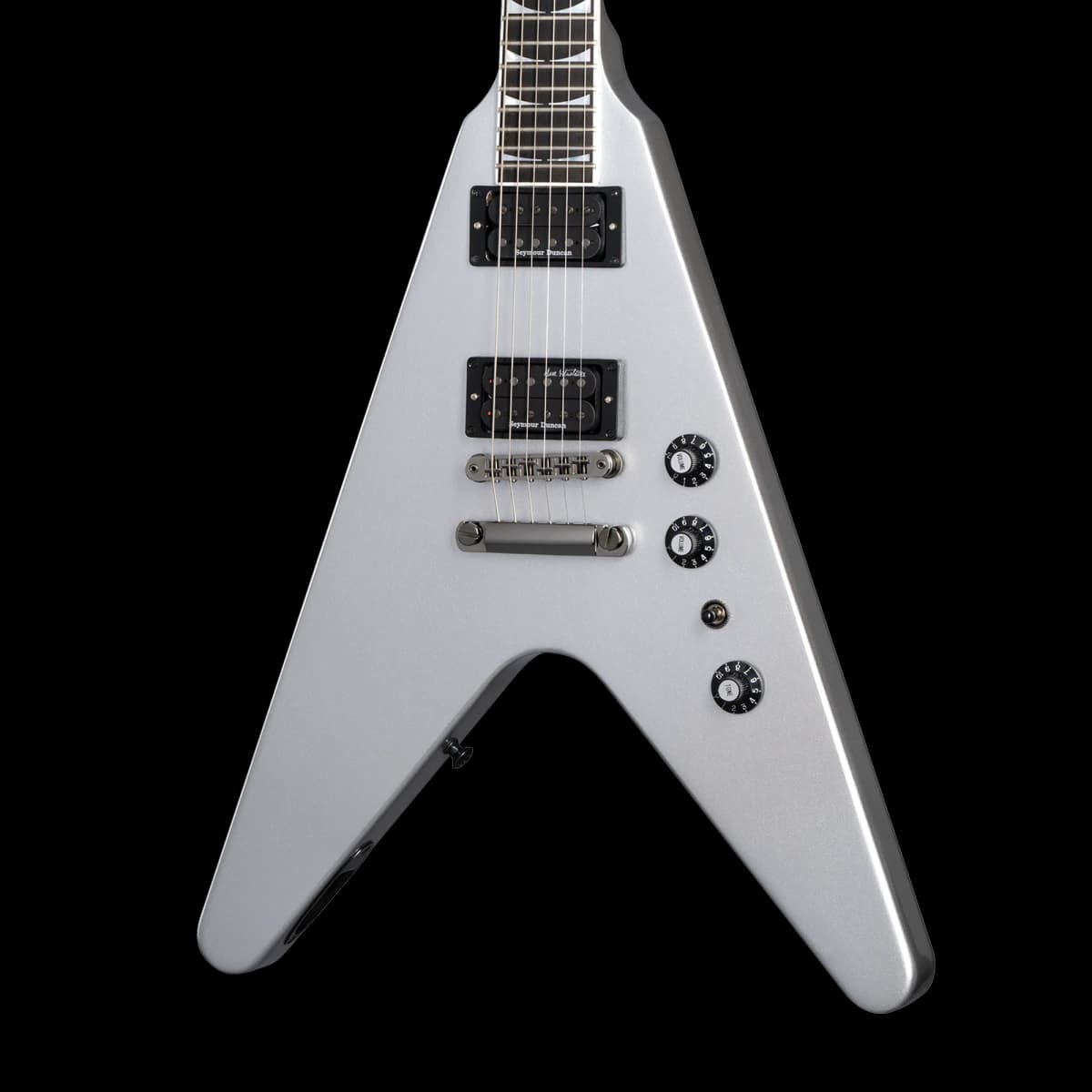 Gibson Dave Mustaine Flying V EXP, Silver Metallic