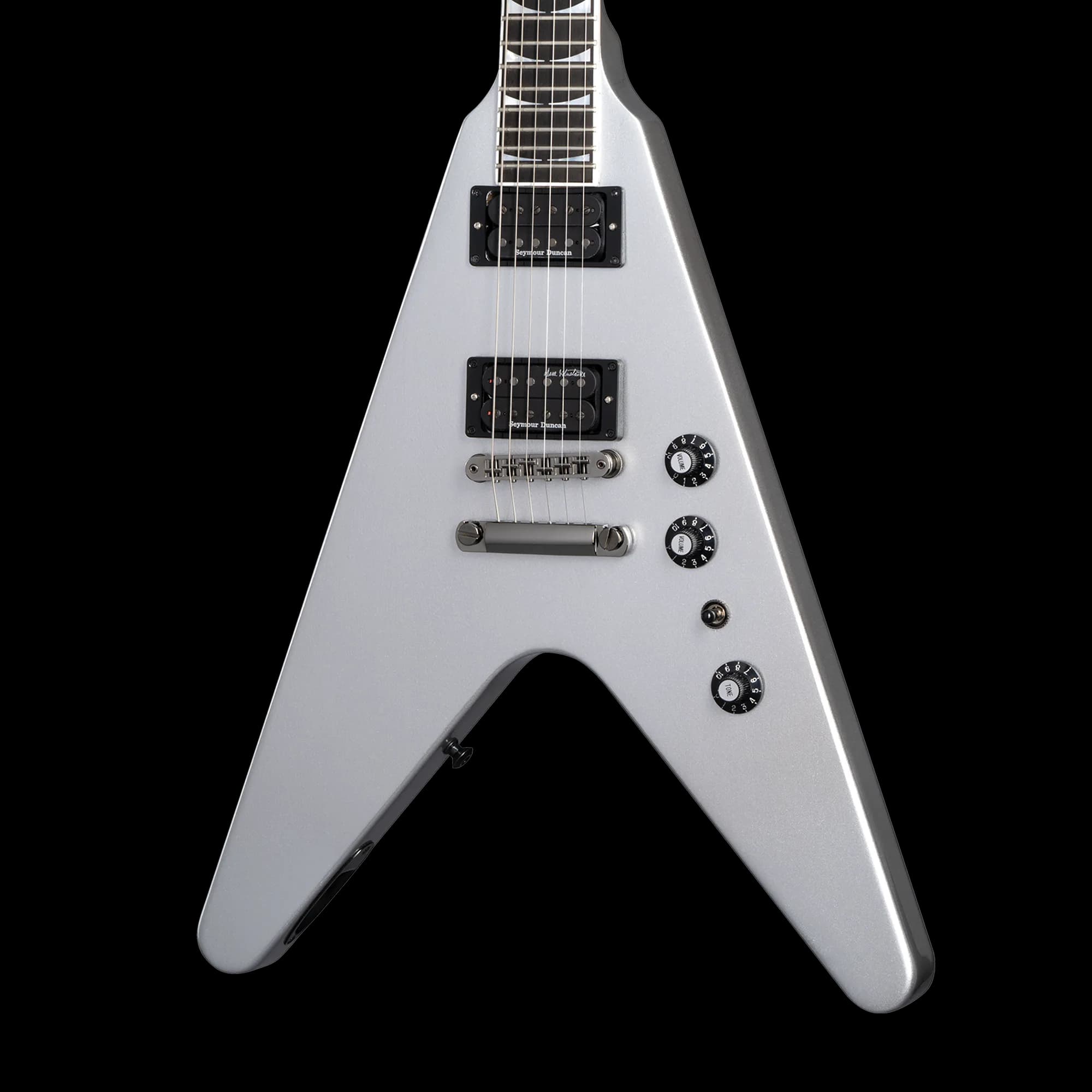 Gibson Dave Mustaine Flying V EXP, Silver Metallic