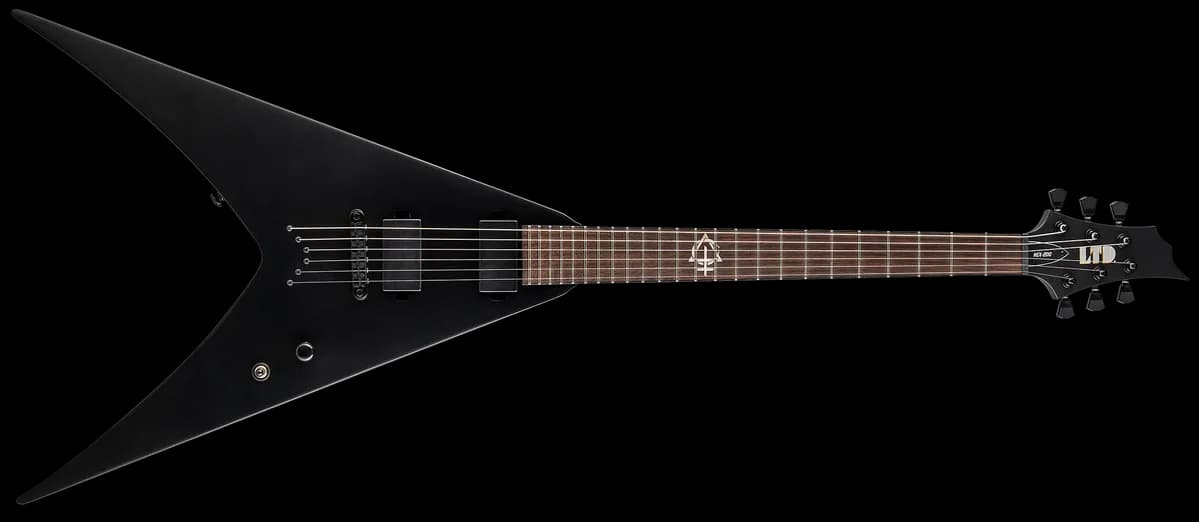ESP HEX-200 Black Satin