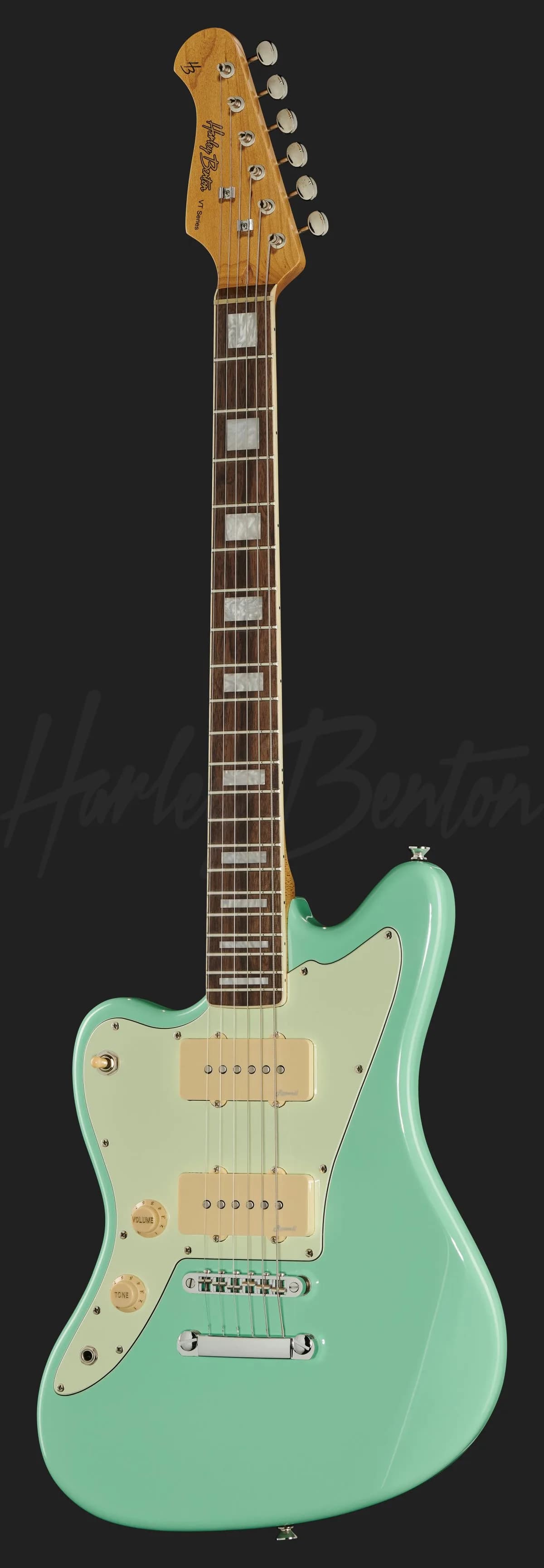 Harley Benton JA-60LH CC Seafoam Green — photo 2