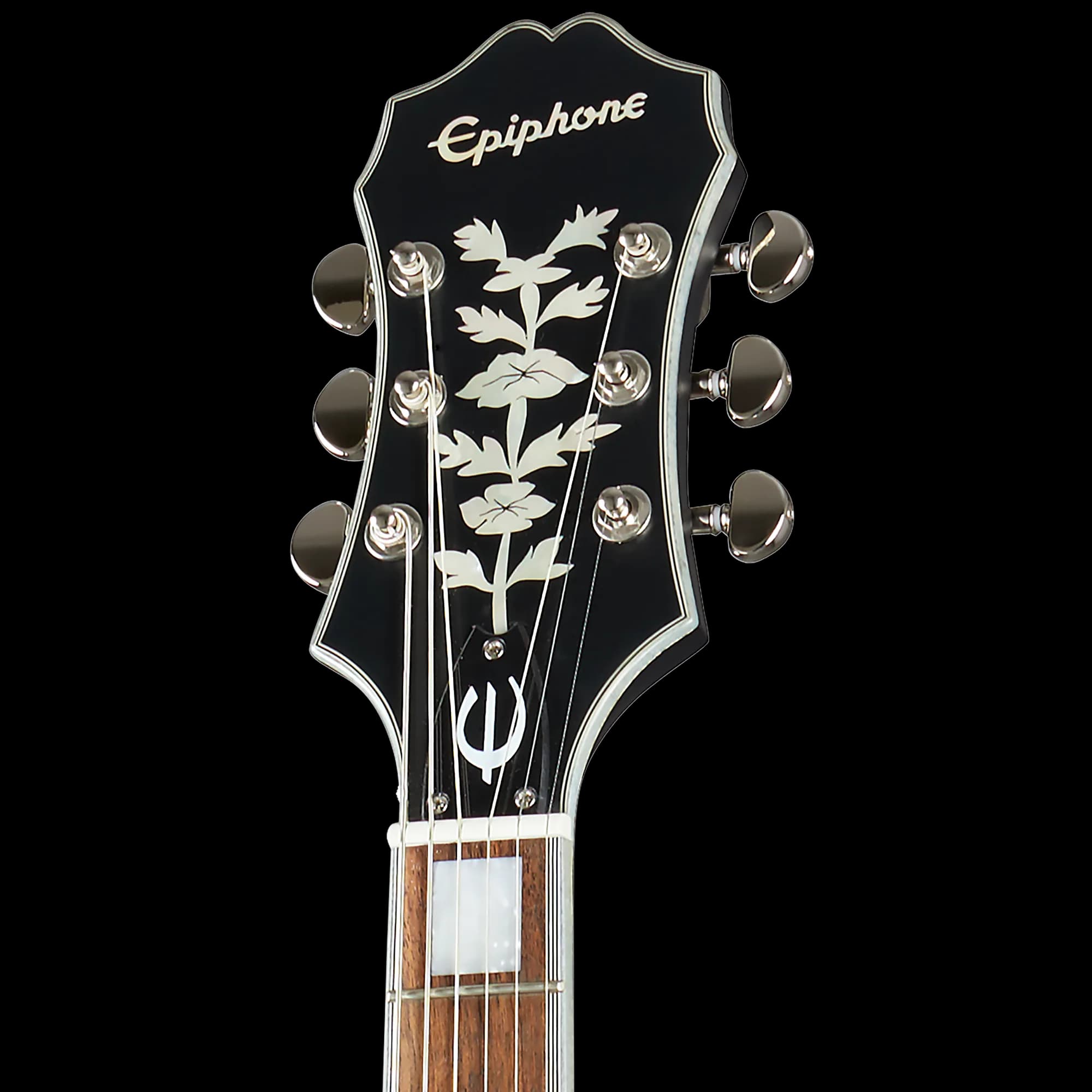 Epiphone Emperor Swingster, Black Aged Gloss — photo 5