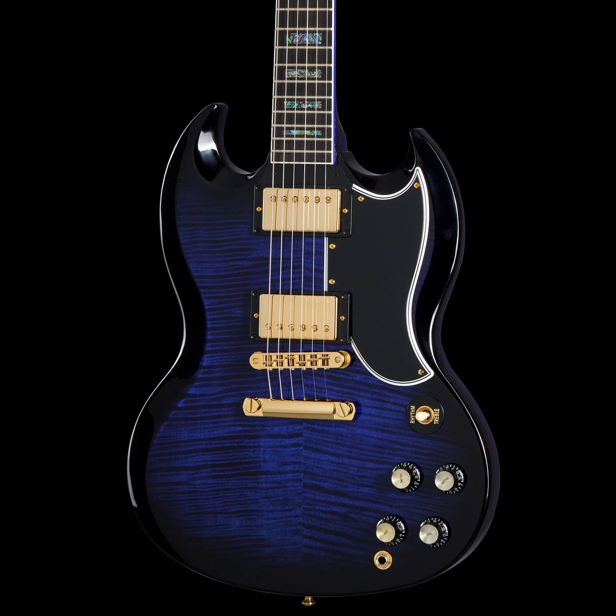 Gibson SG Custom Figured 2-Pickup, Exclusive, Blue Widow