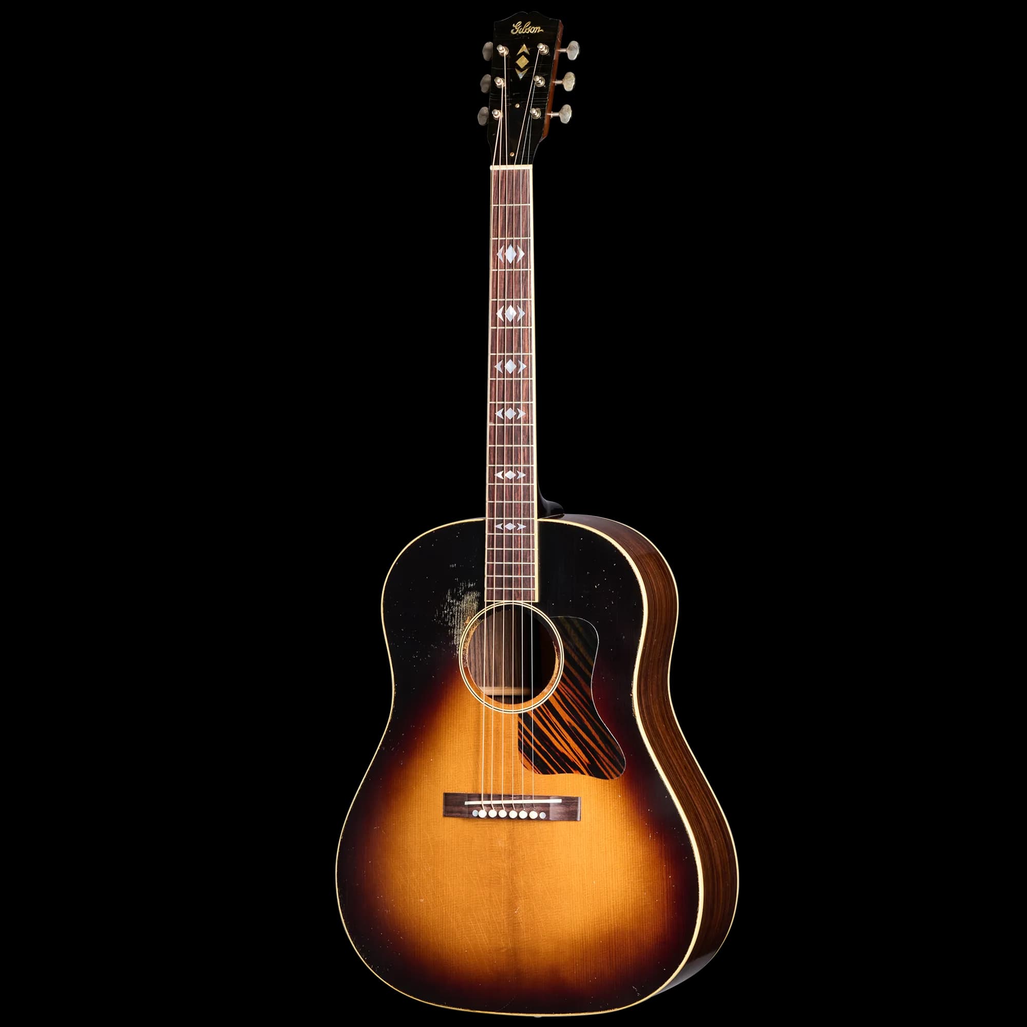Gibson 1936 Advanced Jumbo Reissue, Heavy Aged, Vintage Sunburst — photo 3