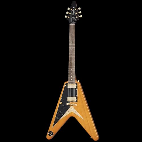 Epiphone IGC 1958 Korina Flying V, Left-Handed, Aged Natural, Exclusive — photo 3