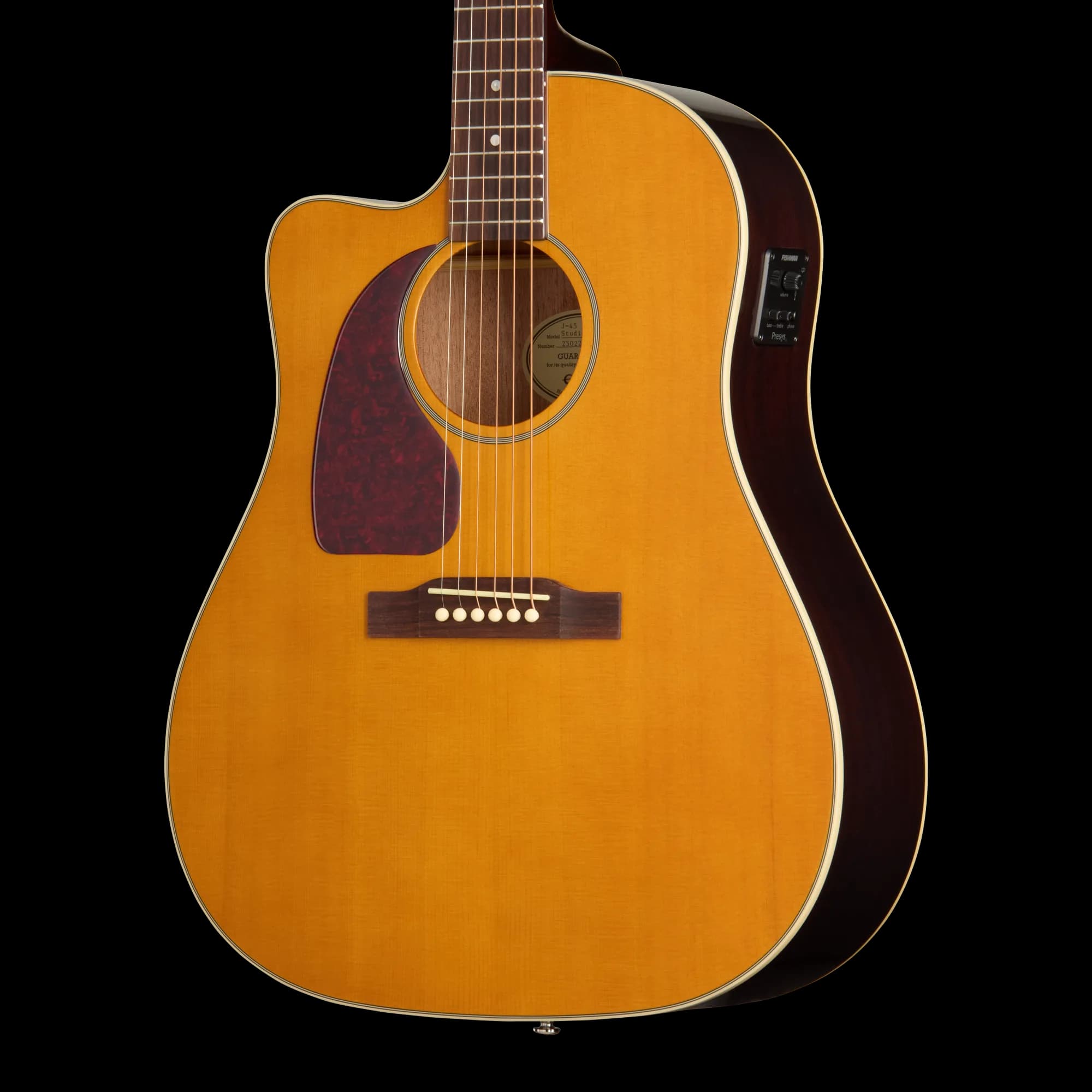 Epiphone J-45 Studio EC, Left-Handed, Natural