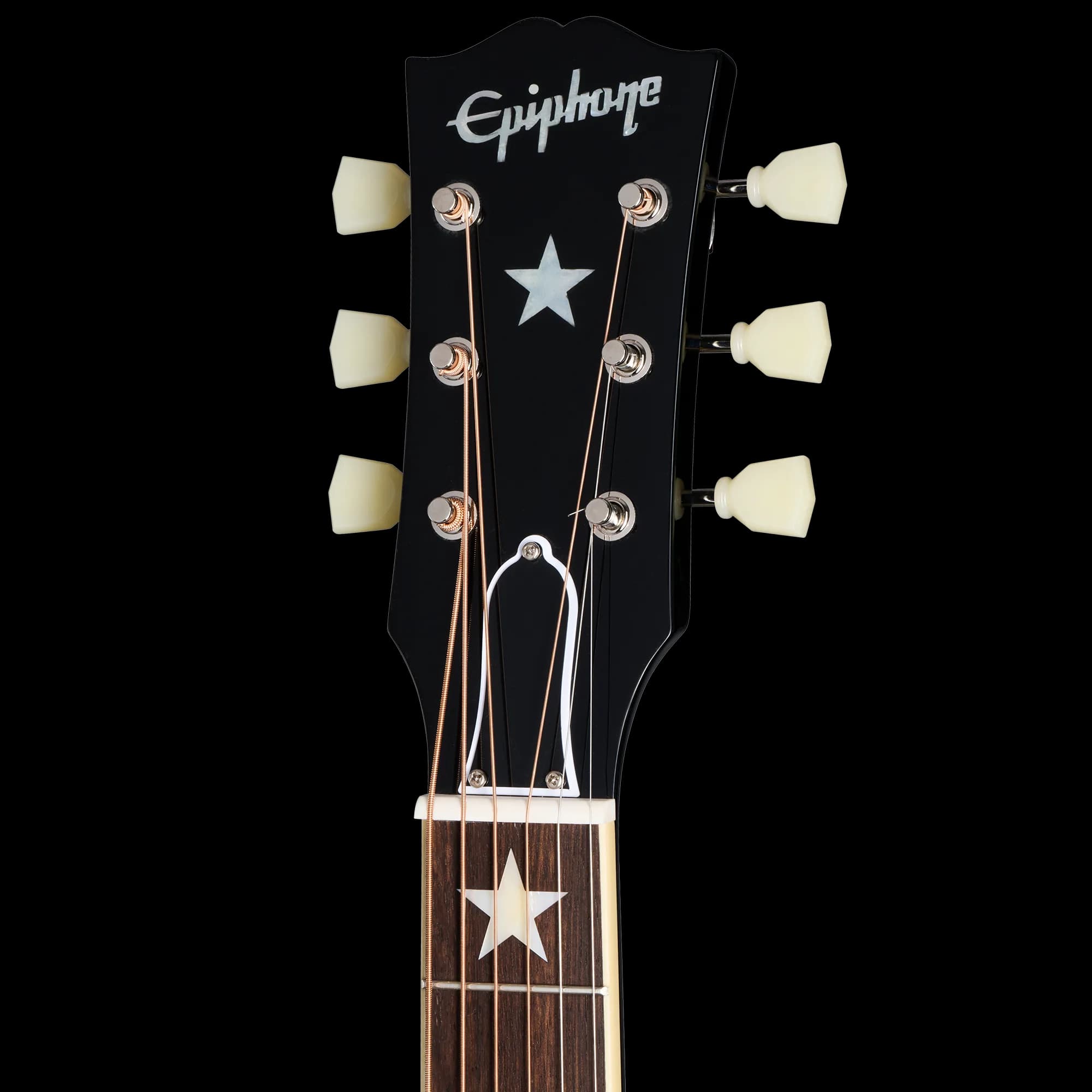 Epiphone IGC J-180 LS, Ebony — photo 5
