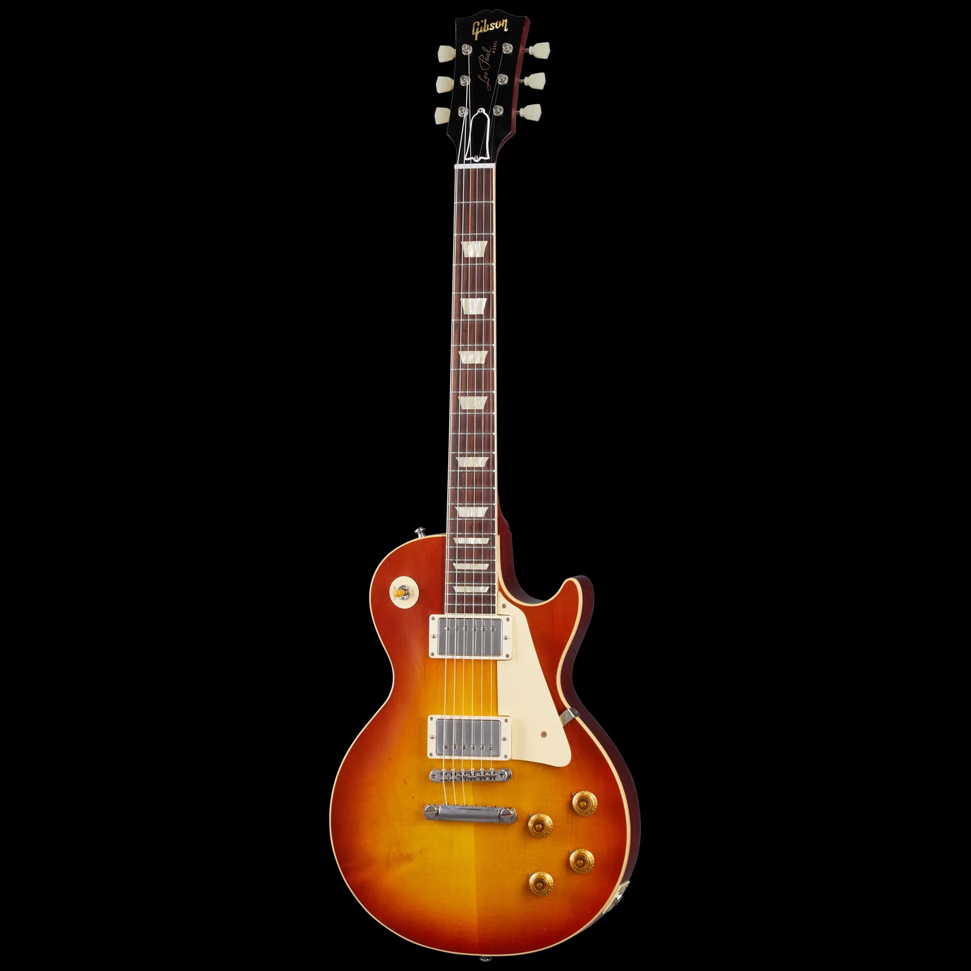 Gibson 1958 Les Paul Standard Reissue, Ultra Light Aged, Washed Cherry Sunburst — photo 3