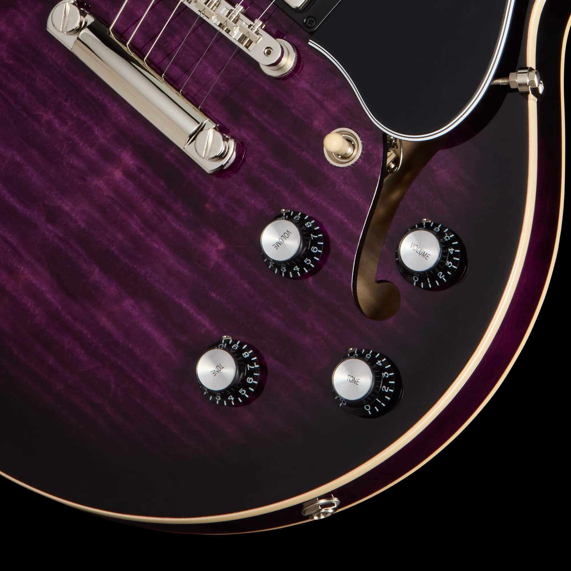 Gibson ES-339 Figured, Dark Purple Burst — photo 7