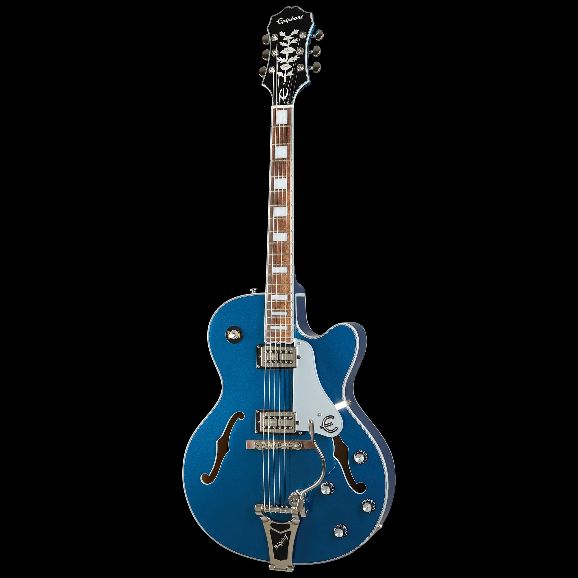 Epiphone Emperor Swingster, Delta Blue Metallic — photo 3