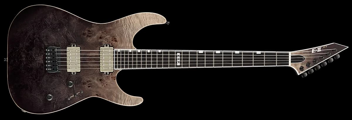 ESP E-II M-II Ht BLACK NATURAL FADE