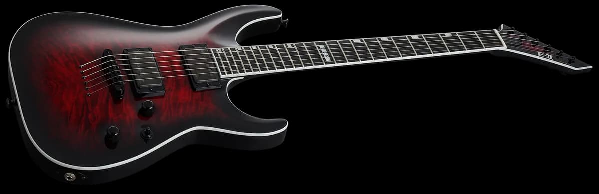 ESP E-II Horizon NT-II See Thru Black Cherry Sunburst — photo 3