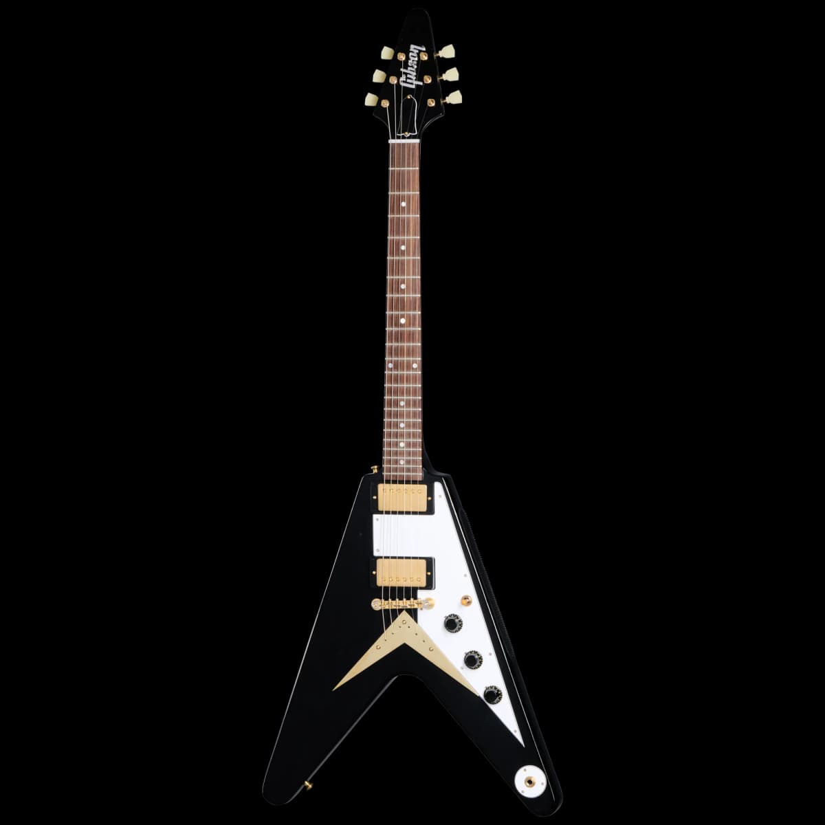 Gibson 1958 Korina Flying V Reissue, Light Aged, Ebony — photo 3