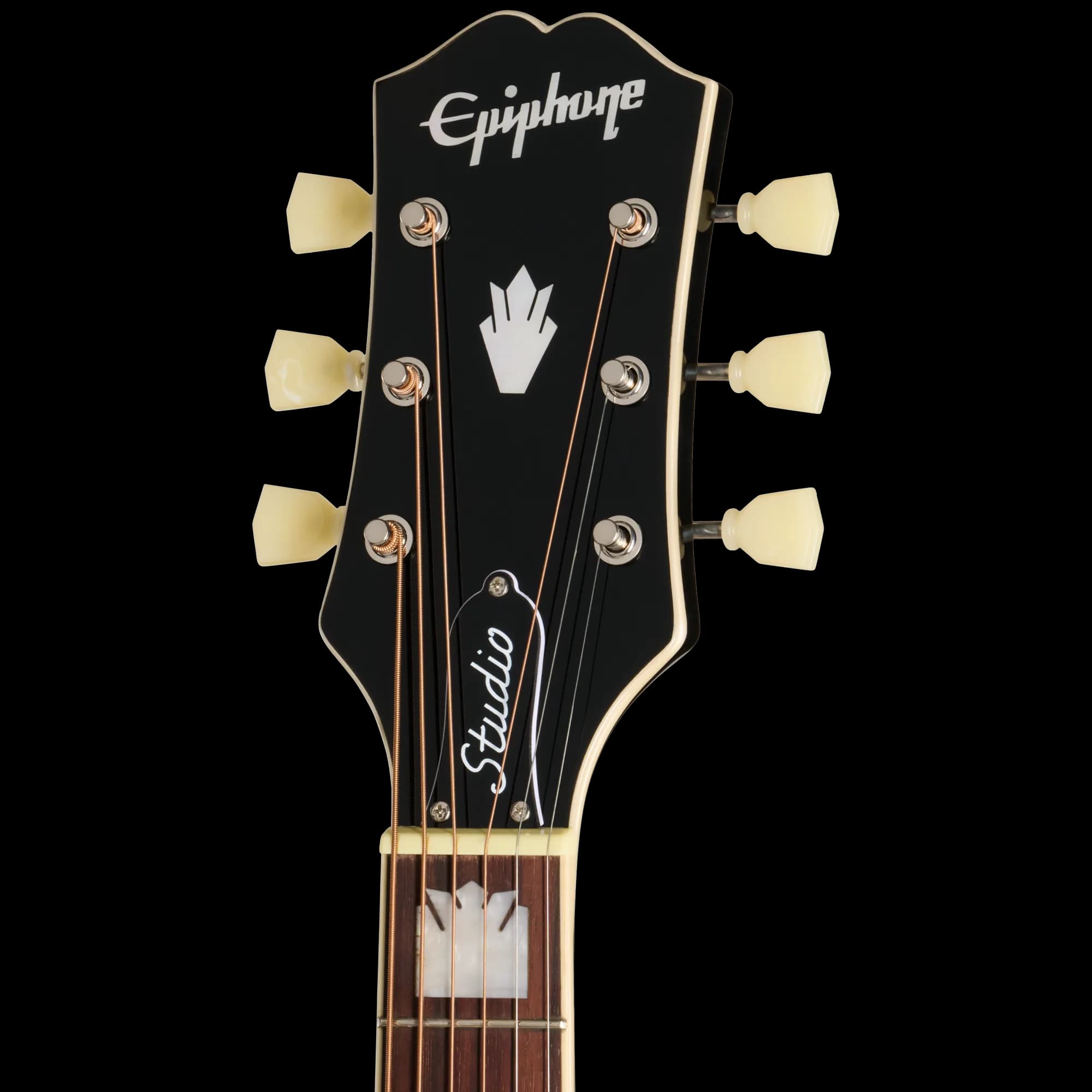 Epiphone J-200 Studio EC, Ebony, Exclusive — photo 5