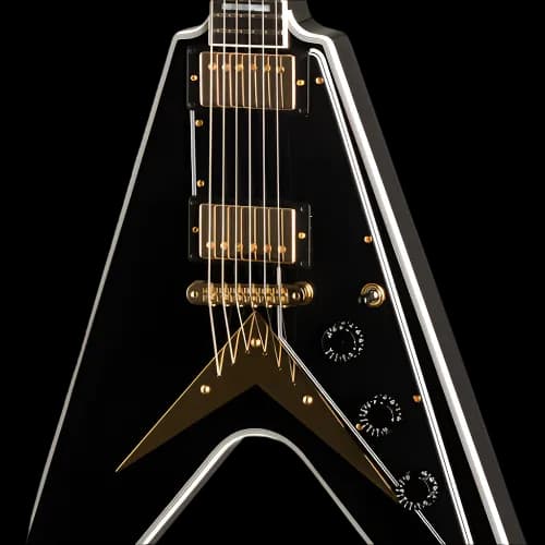 Gibson Flying V Custom, Ebony, Gloss — photo 8