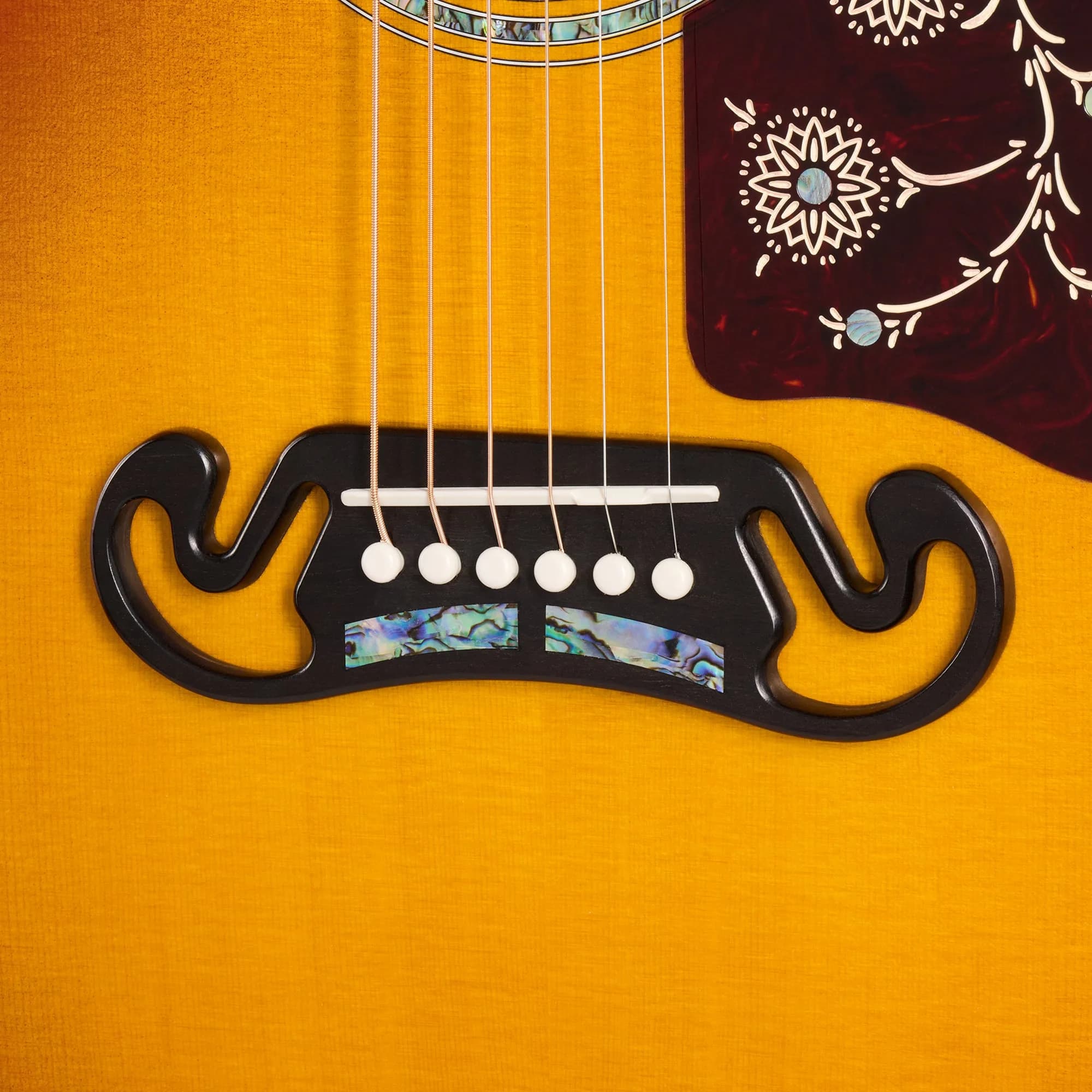 Gibson SJ-200 5A Maple, Wildfire Burst — photo 8