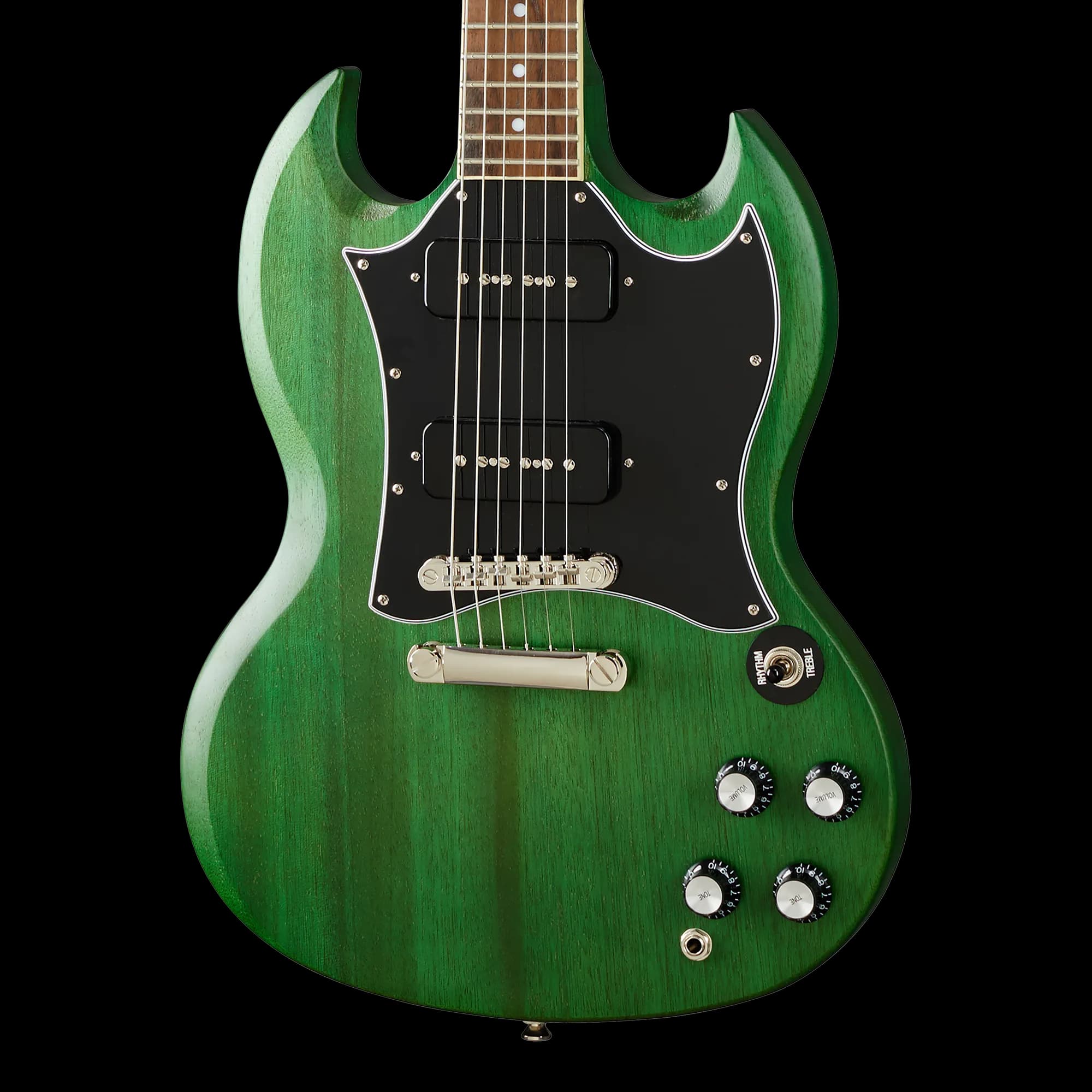 Epiphone SG Classic P-90s, Worn Inverness Green