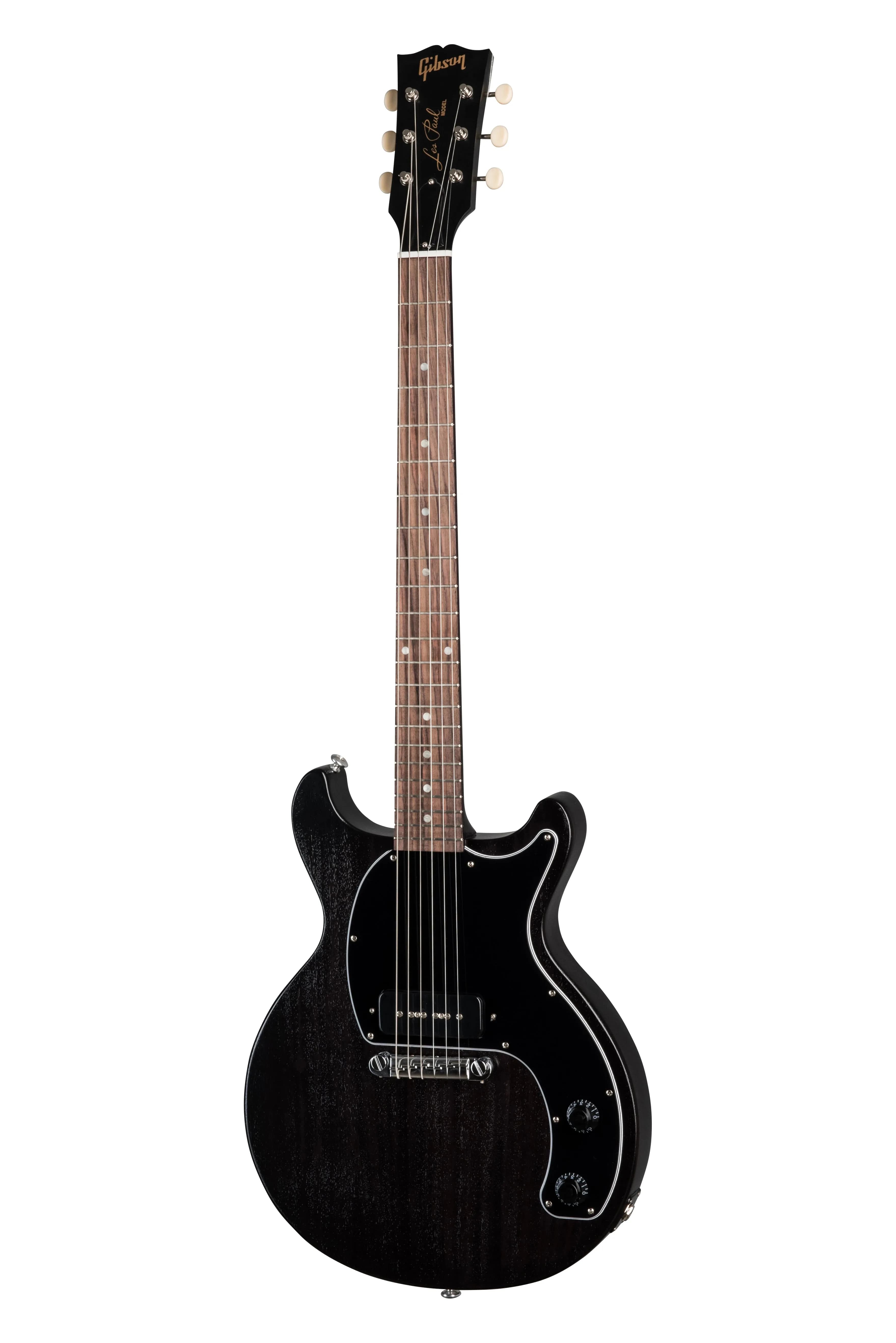Gibson Les Paul Junior Tribute DC, Worn Ebony (Gibson Gig Bag Included)
