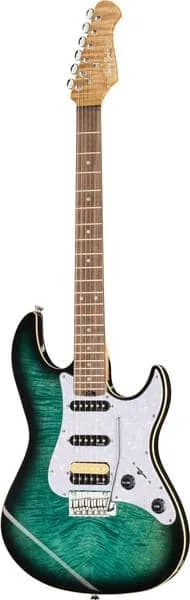 Harley Benton ST-Modern Plus HSS Flame Blue Burst