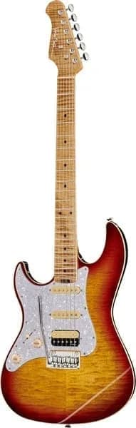 Harley Benton ST-Modern Plus MN HSS LH Flame Bengal Burst