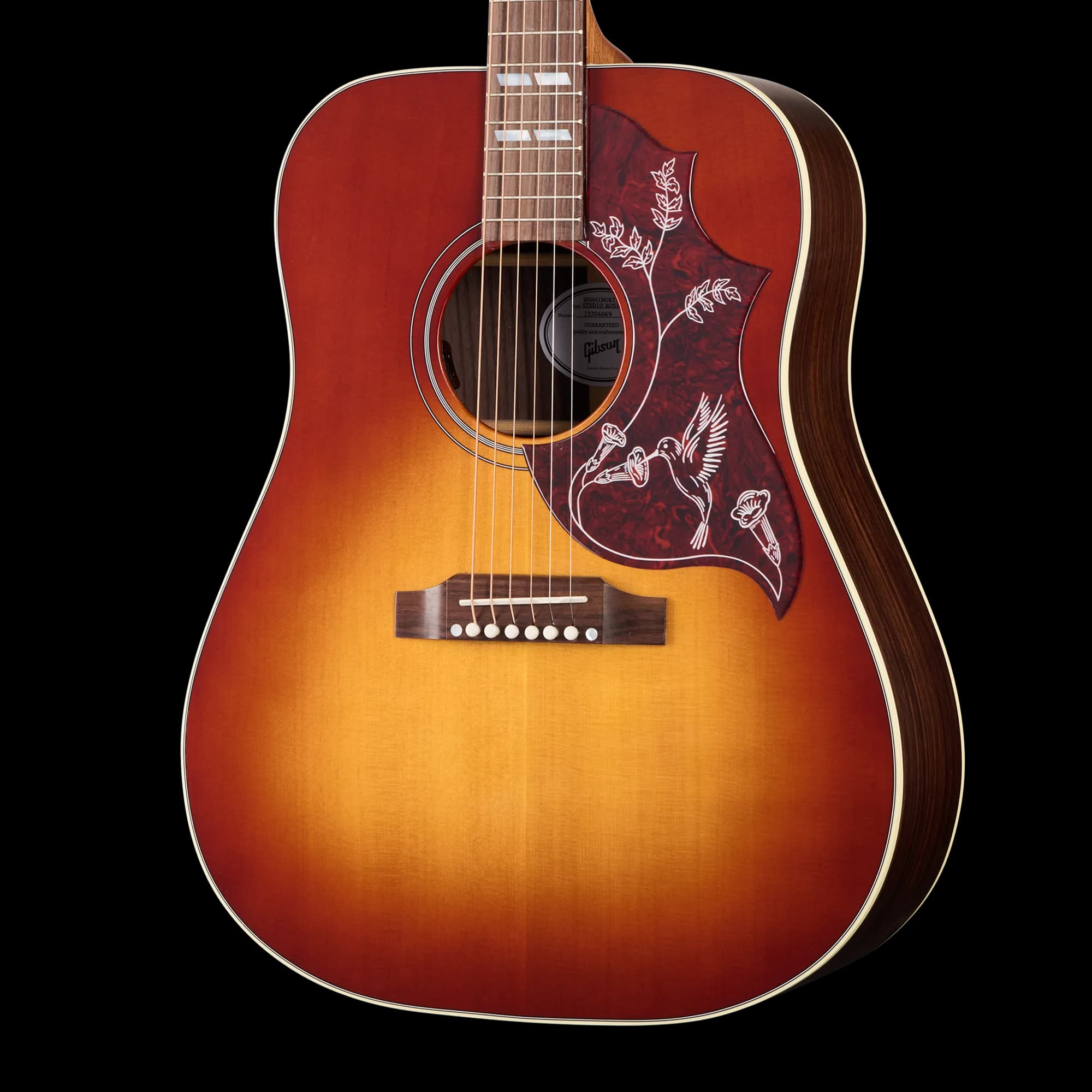 Gibson Hummingbird Studio Rosewood, Rosewood Burst
