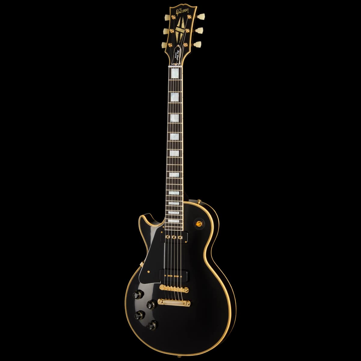 Gibson 1954 Les Paul Custom Reissue, Left-Handed, VOS, Ebony — photo 2