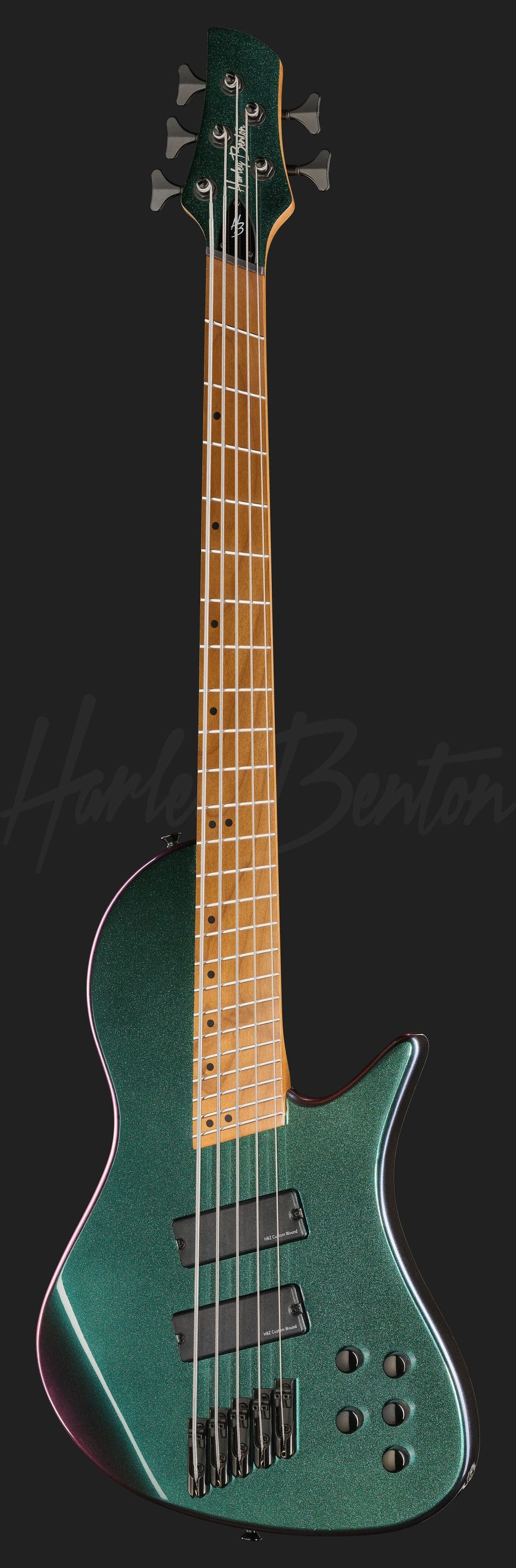 Harley Benton MSB-5 Flip Flop Blue — photo 2