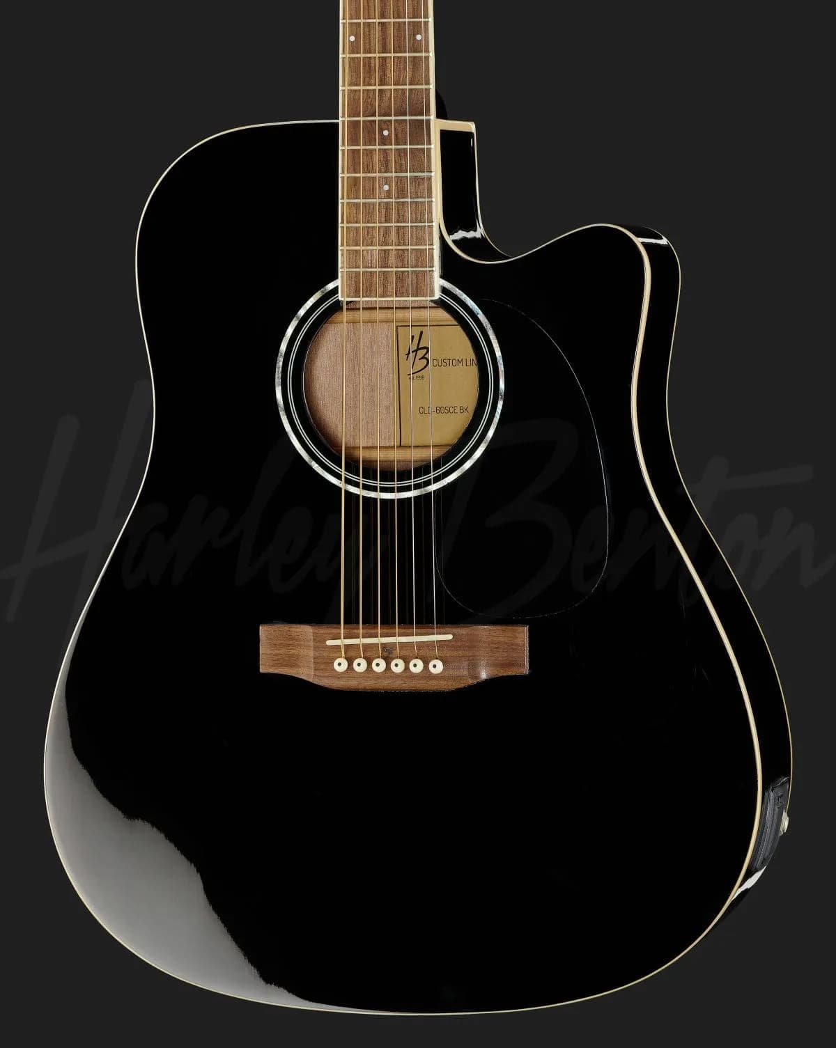 Harley Benton CLD-60SCE BK — photo 4