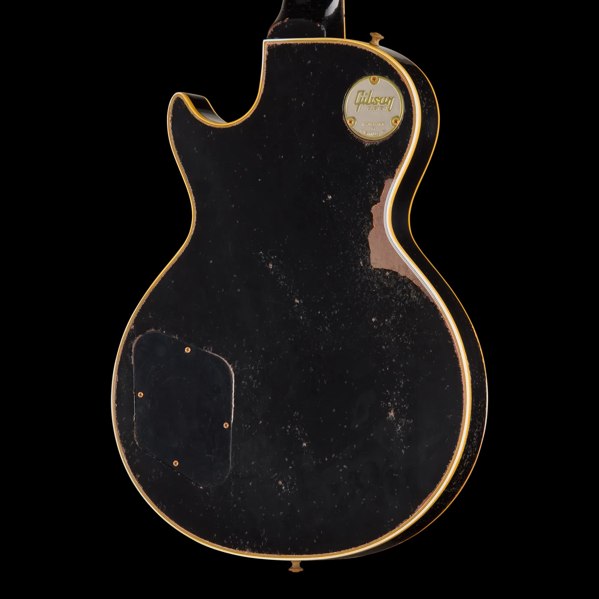 Gibson LE 1954 Les Paul Custom Reissue with Humbucker, Heavy Aged, Ebony — photo 2