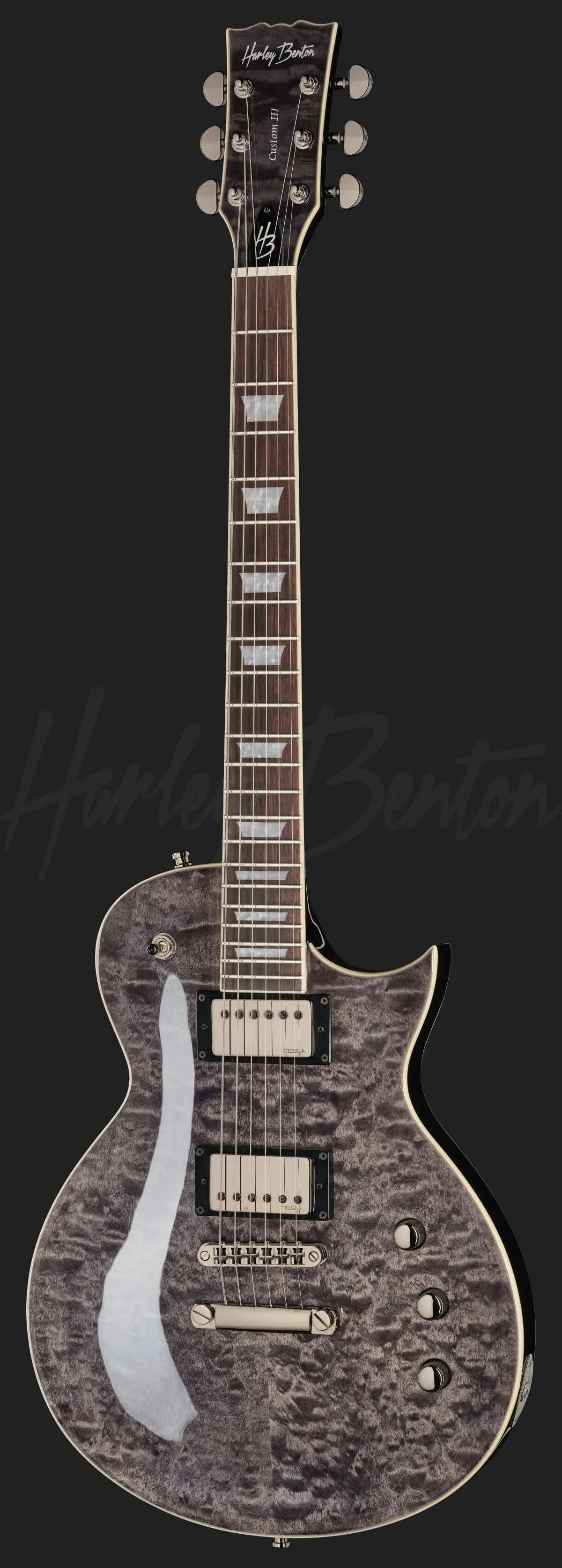 Harley Benton SC-Custom III Quilt Midnight — photo 2