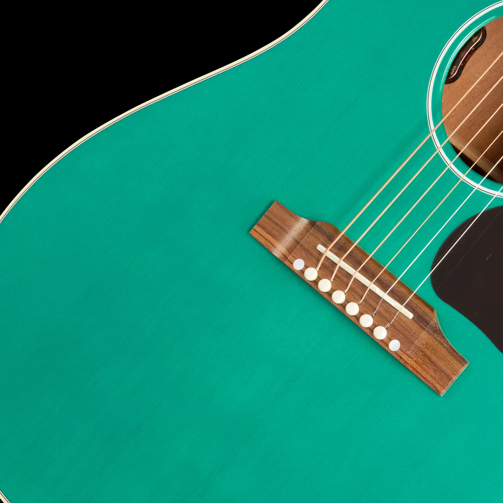 Gibson J-45 Standard, Translucent Teal — photo 7