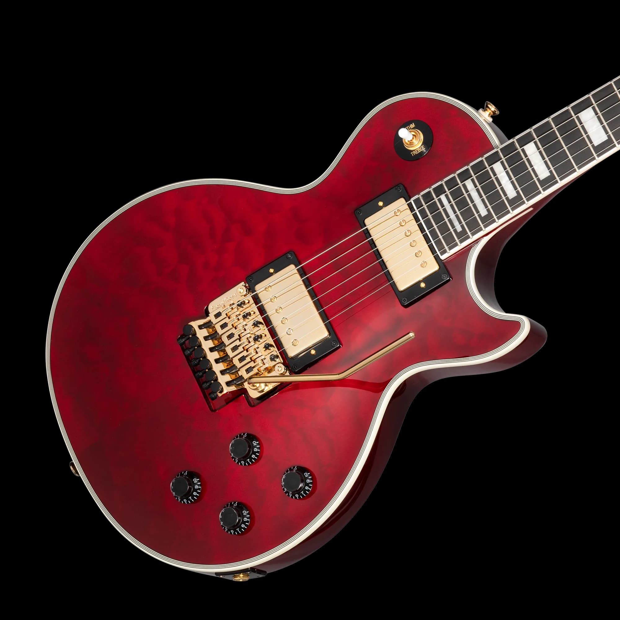 Epiphone Alex Lifeson Les Paul Custom Axcess, Ruby — photo 2