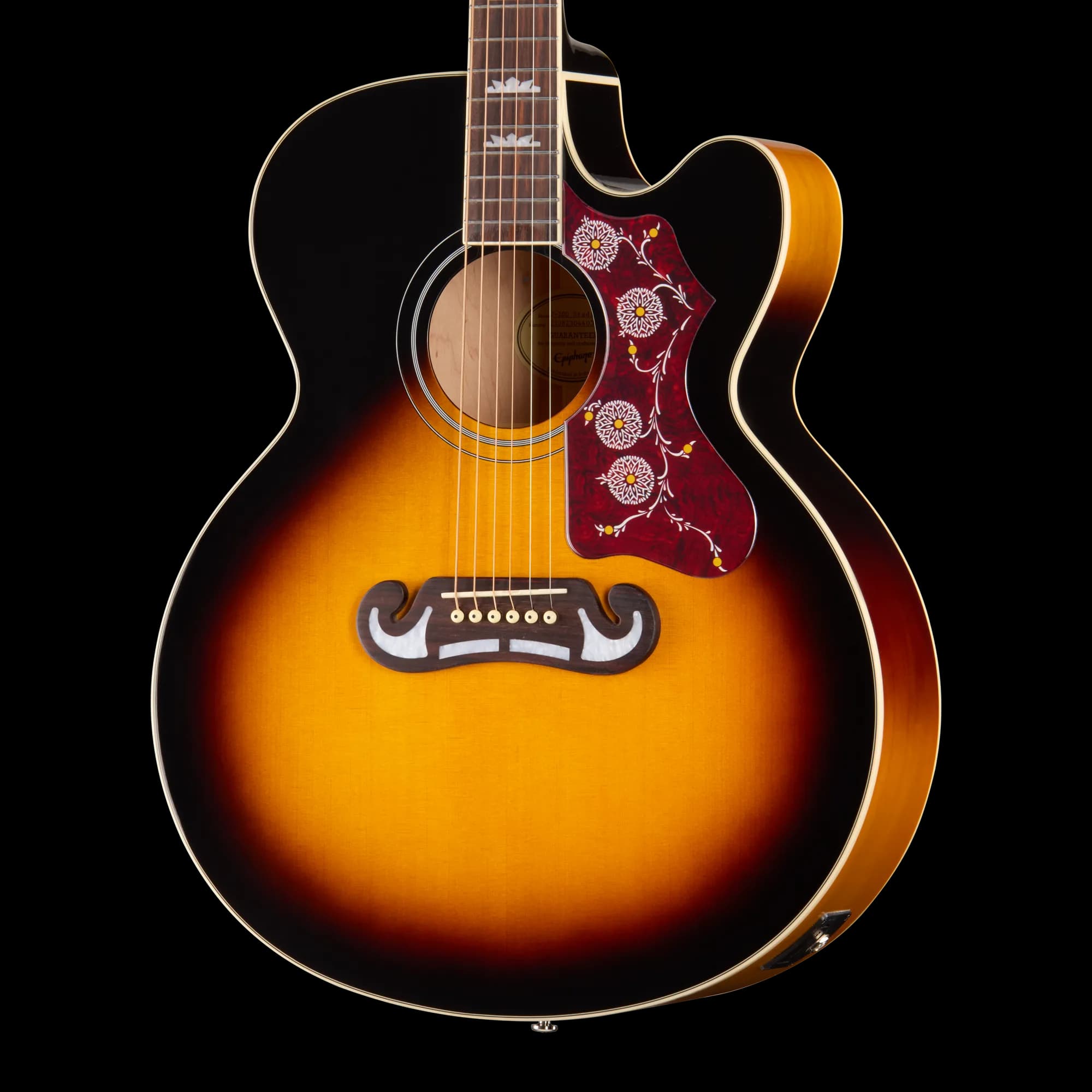 Epiphone J-200 Studio EC, Vintage Sunburst