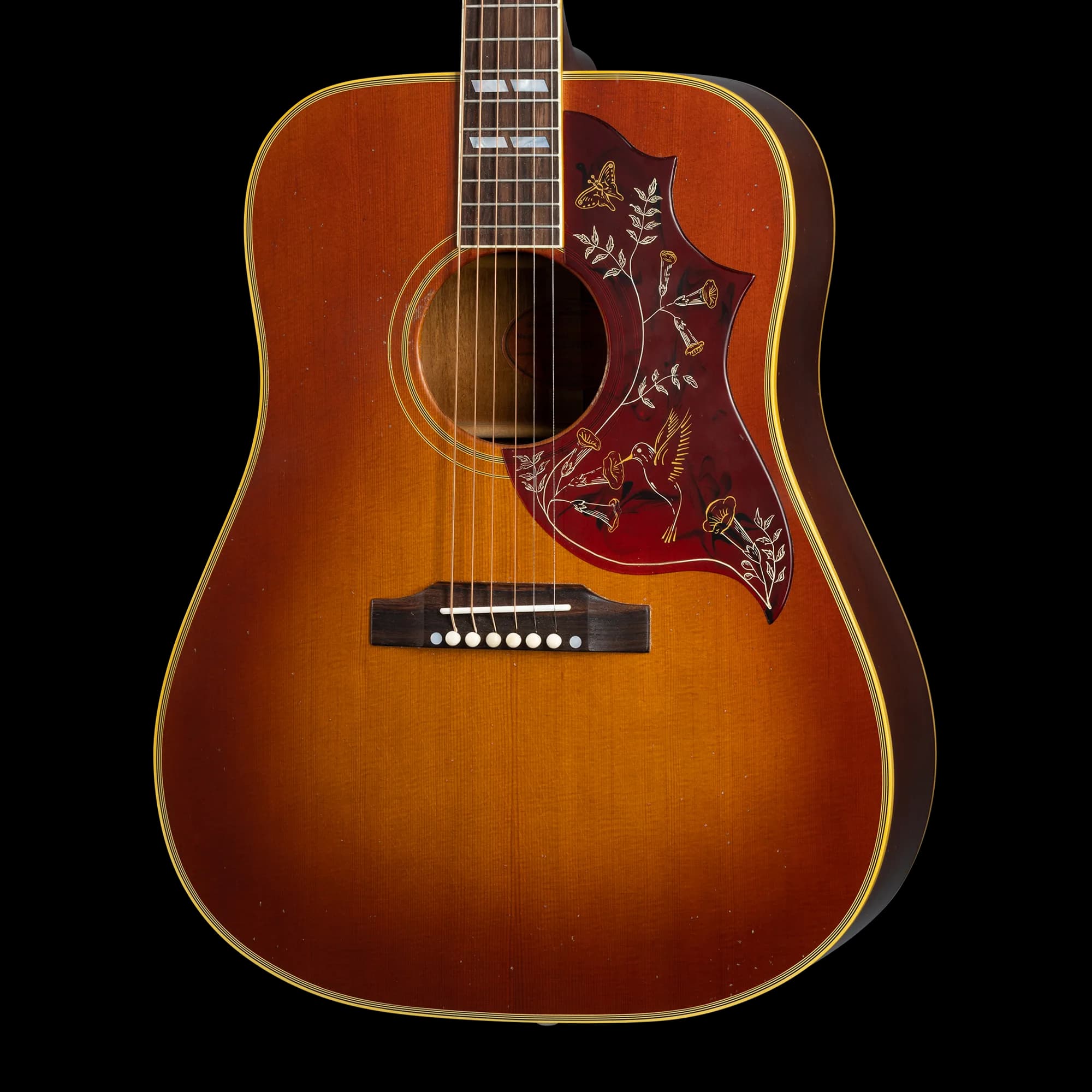Gibson 1960 Hummingbird Reissue, Light Aged, Heritage Cherry Sunburst