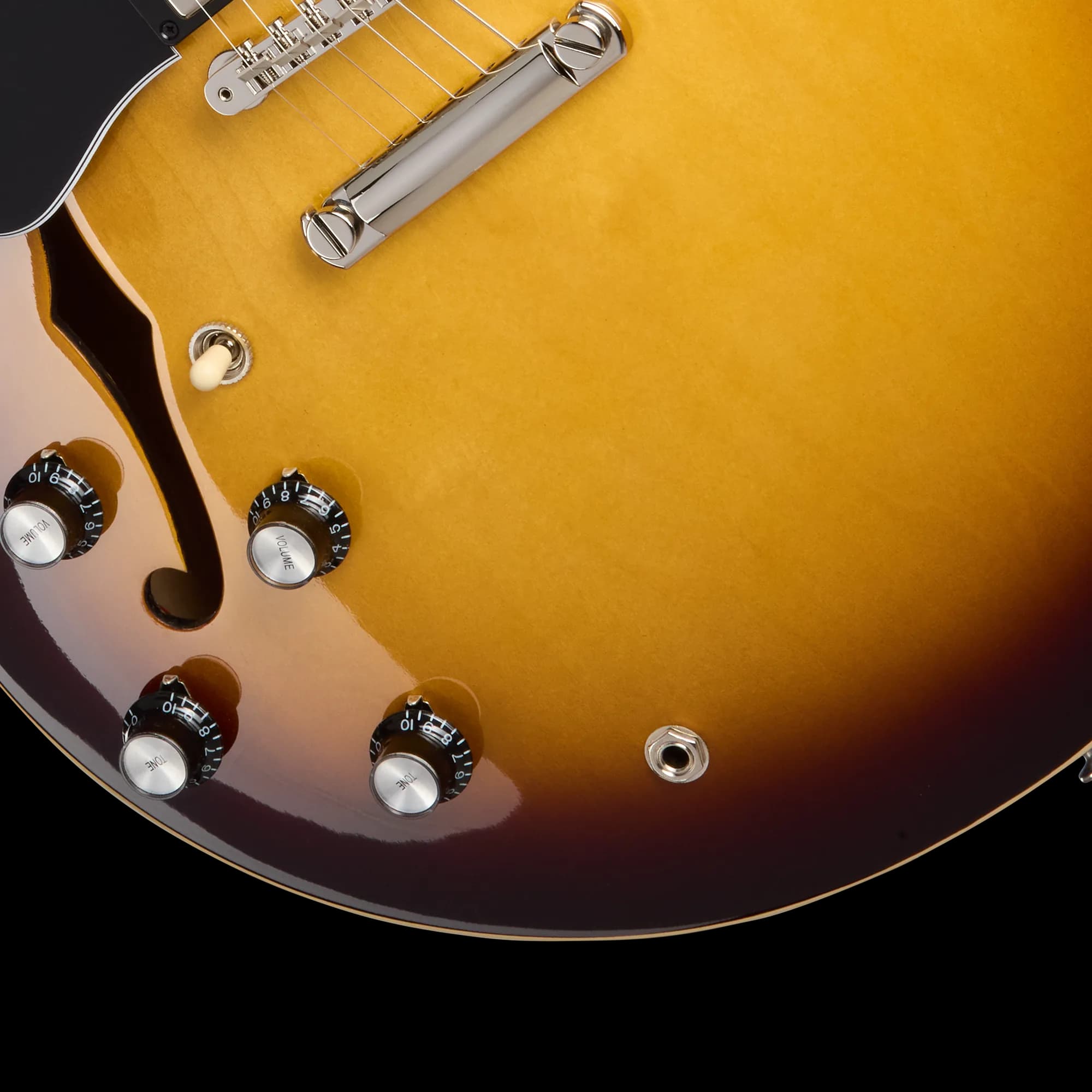Gibson ES-335, Left-Handed, Vintage Burst — photo 8